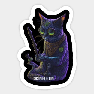 Techno T-Shirt - Techno Cat - Catsondrugs.com - Techno, rave, edm, festival, techno, trippy, music, 90s rave, psychedelic, party, trance, rave music, rave krispies, rave flyer T-Shirt T-Shirt T-Shirt Sticker